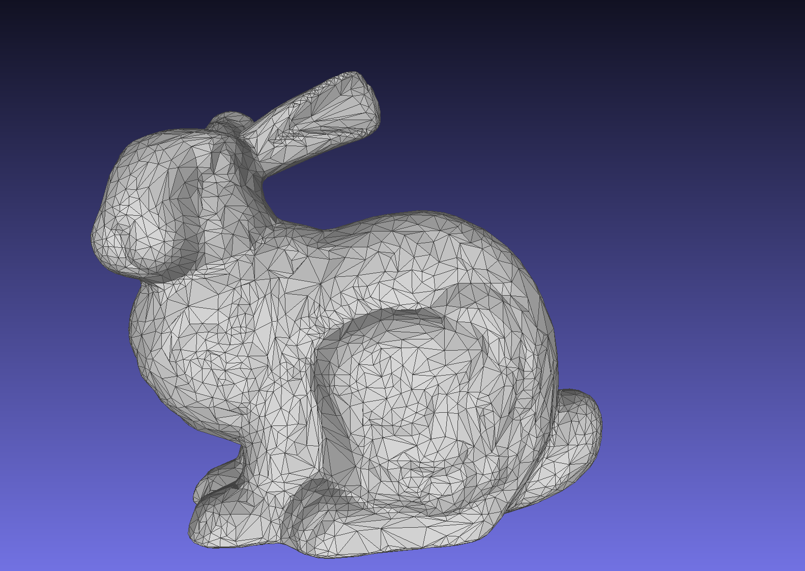 Remeshed bunny